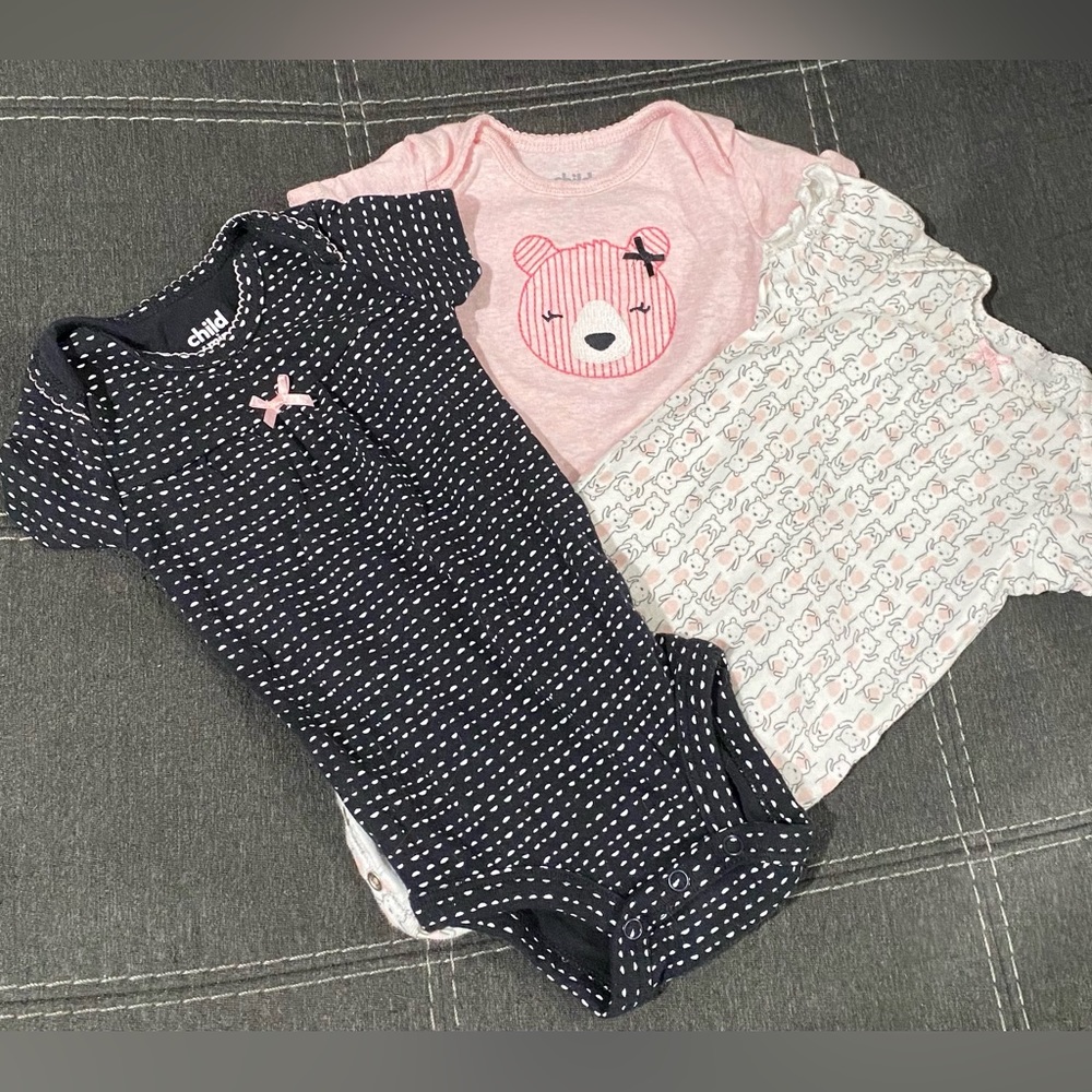 Child of Mine by Carters 3-6 month girl onesies